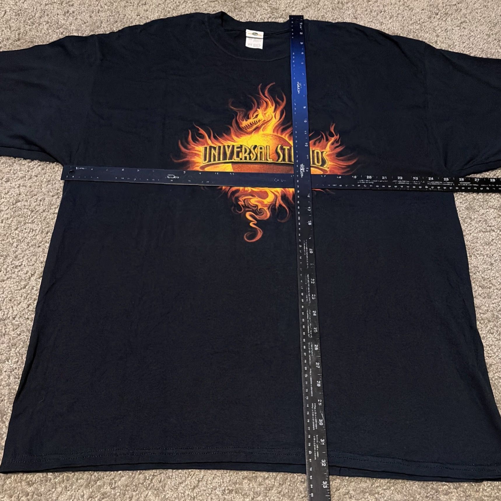 Vintage VINTAGE Universal Studios Fire Dragon Black 2XL T-Shirt Men 90s Shirt Size US XXL / EU 58 / 5 - 4 Thumbnail