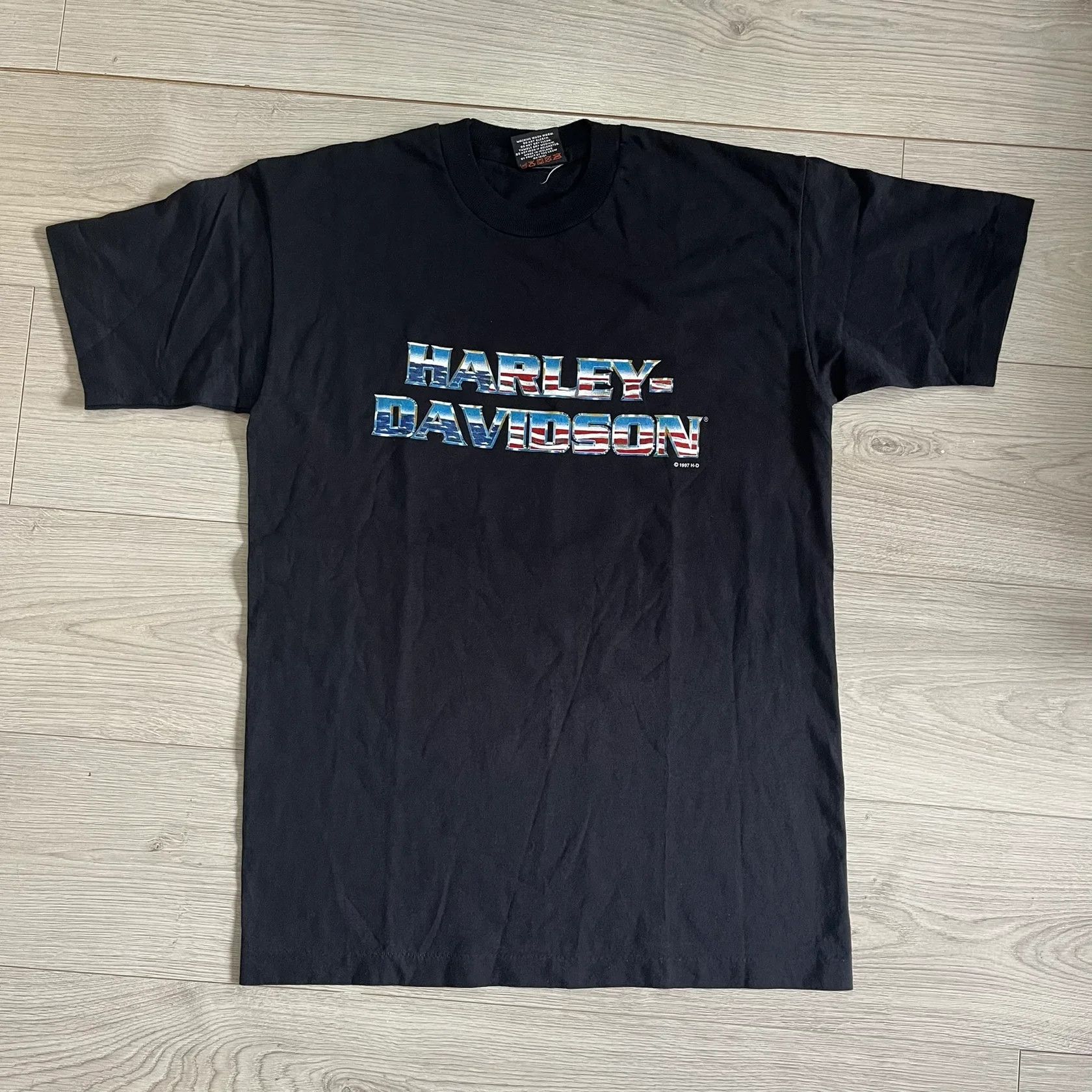 Harley Davidson Harley Davidson 1997 Austria Tee Size US M / EU 48-50 / 2 - 1 Thumbnail