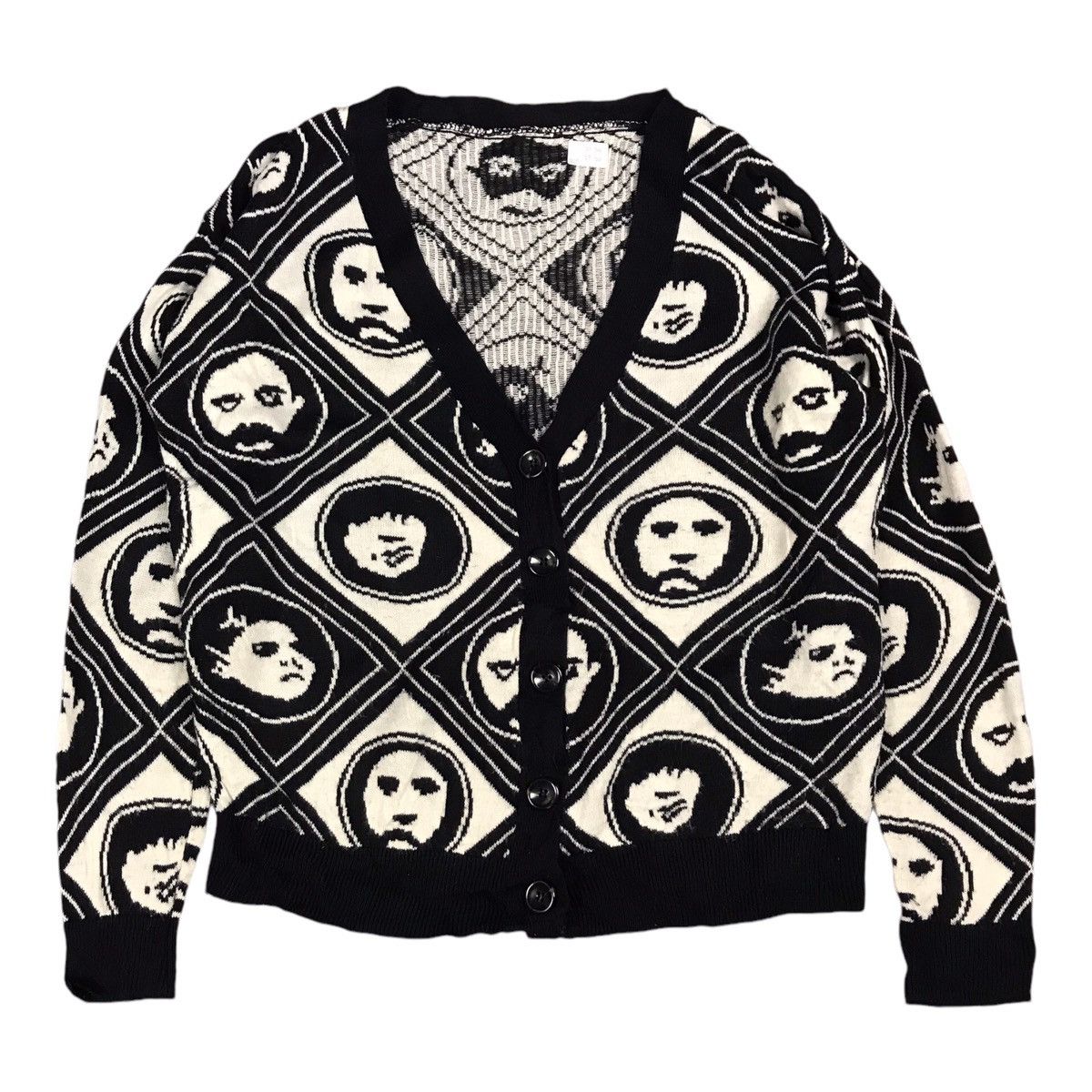 Aran Isles Knitwear × Japanese Brand JAPANERS KNITWEAR CARDIGAN Size US M / EU 48-50 / 2 - 1 Thumbnail