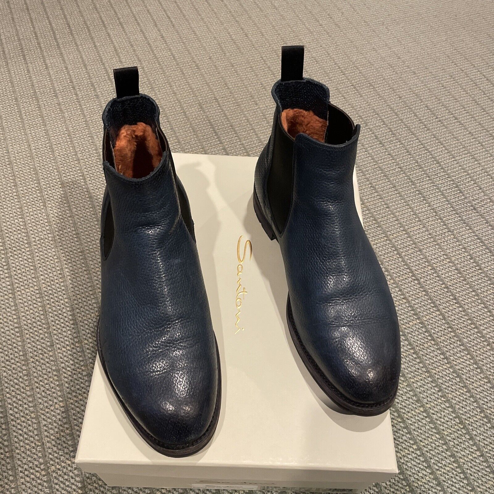 Santoni SANTONI Goodyear welt leather boots with shearling lining Size US 9.5 / EU 42-43 - 2 Thumbnail