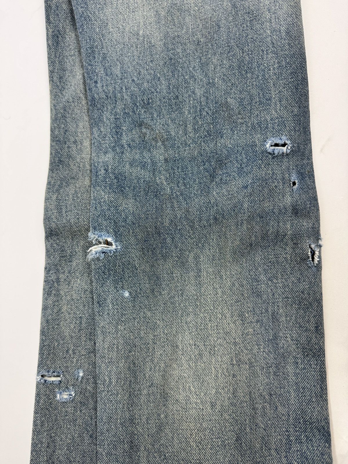 Enfants Riches Deprimes STRAIGHT LEG ANTIQUE LIGHT BLUE JEANS Size 25" / US 0 / IT 36 - 4 Thumbnail