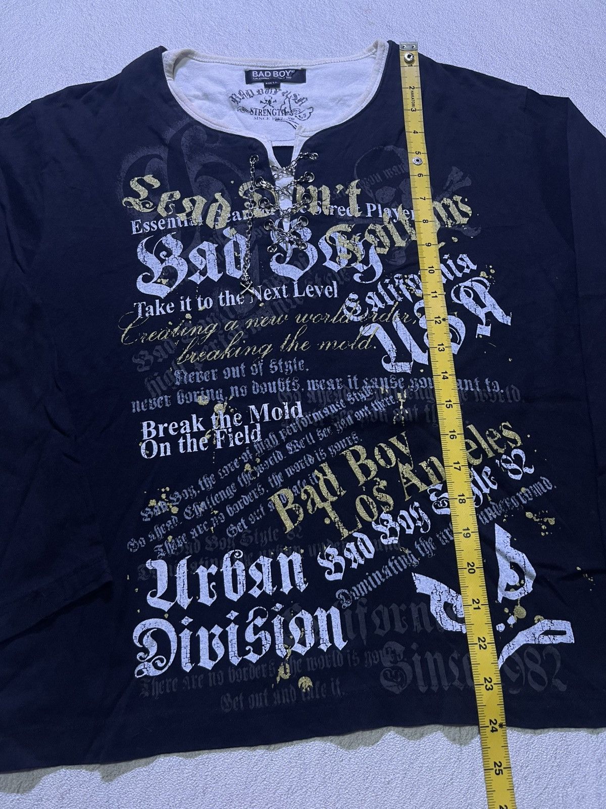 Japanese Brand VINTAGE Y2K BAD BOY long sleeve tshirt punk ifsix style Size US M / EU 48-50 / 2 - 6 Thumbnail