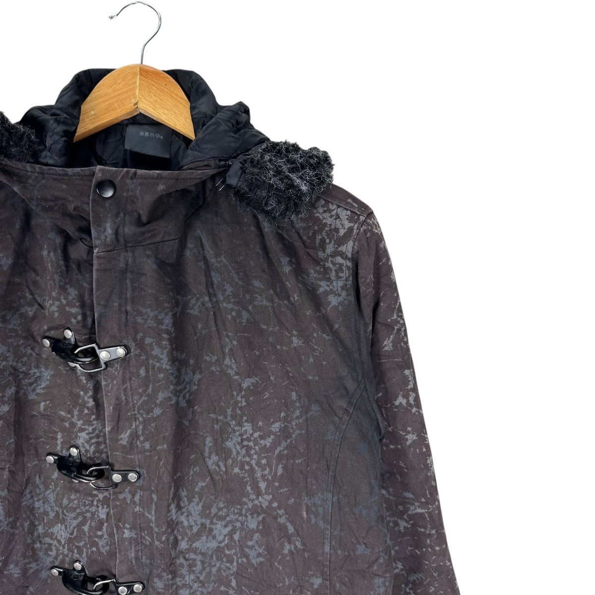 If Six Was Nine 🌟BENO JAPAN FUR HOODIE SPLASH JACKET Size US M / EU 48-50 / 2 - 4 Thumbnail