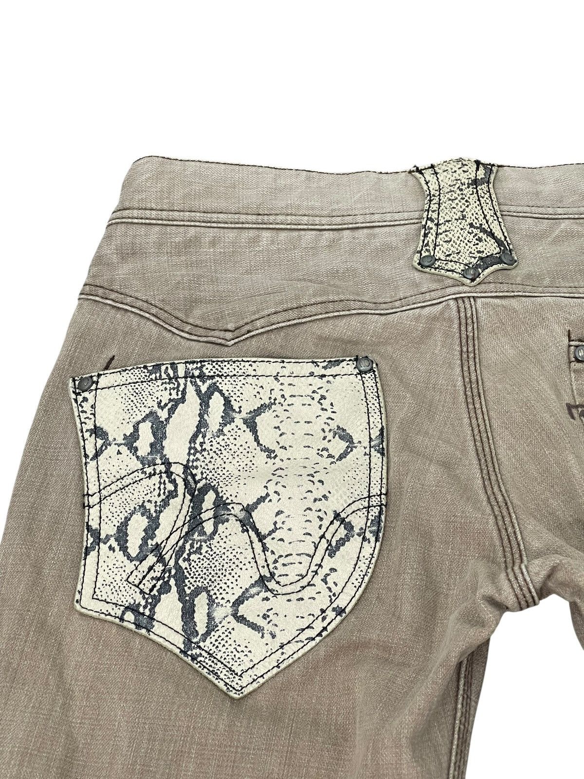 Japanese Brand Slim Jeans Nicole Club Python Gothic 1🟦8 Size US 29 - 9 Thumbnail