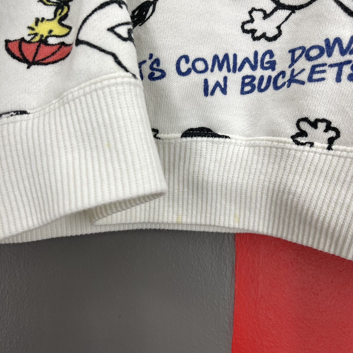 Peanuts Vintage SNOOPY Crew Neck Sweatshirt #1458/AY Size M / US 6-8 / IT 42-44 - 5 Thumbnail