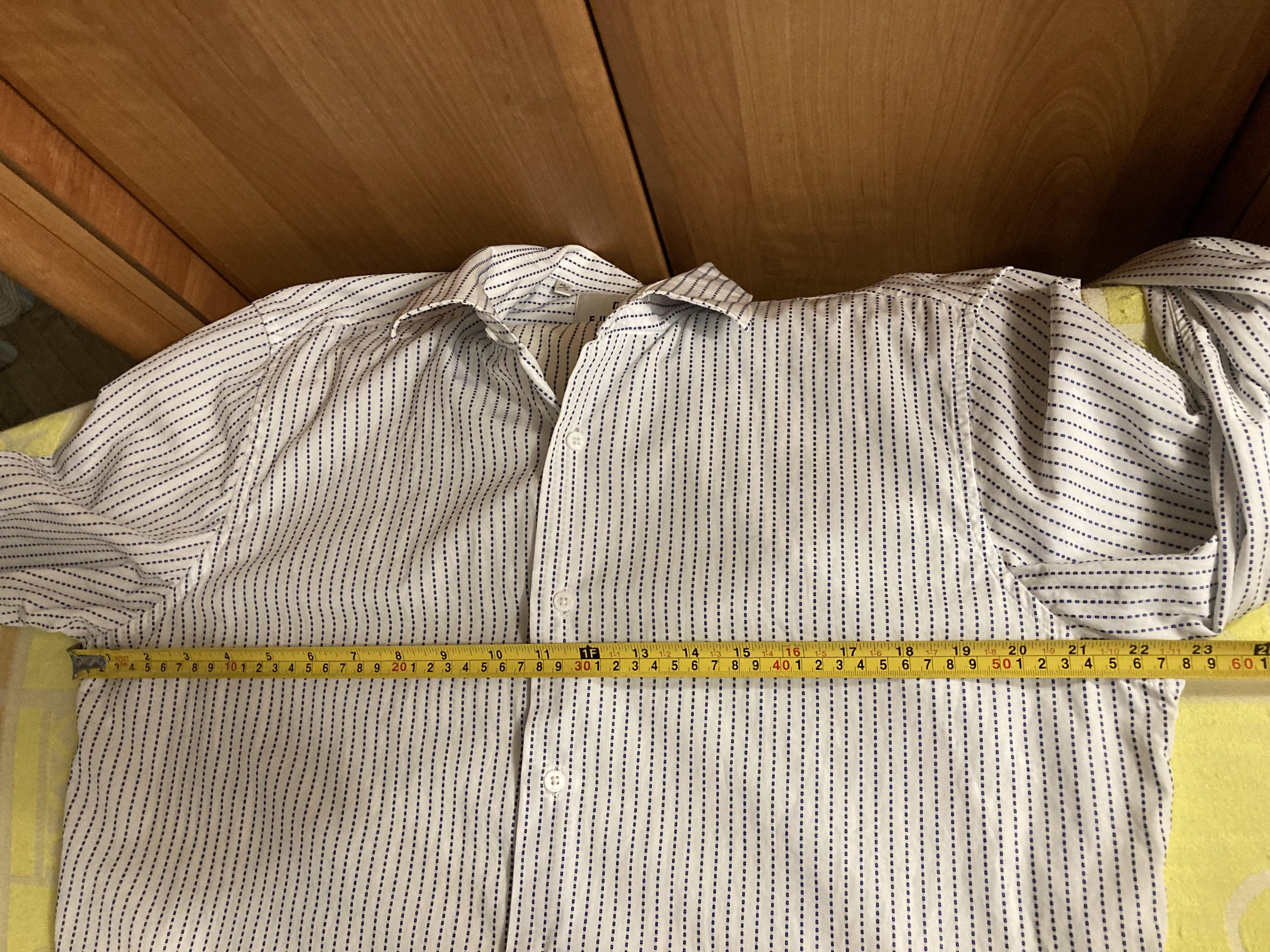 De Fursac Vintage De Fursac Designer Long Sleeve Blue Striped Shirt Size US XL / EU 56 / 4 - 11 Thumbnail