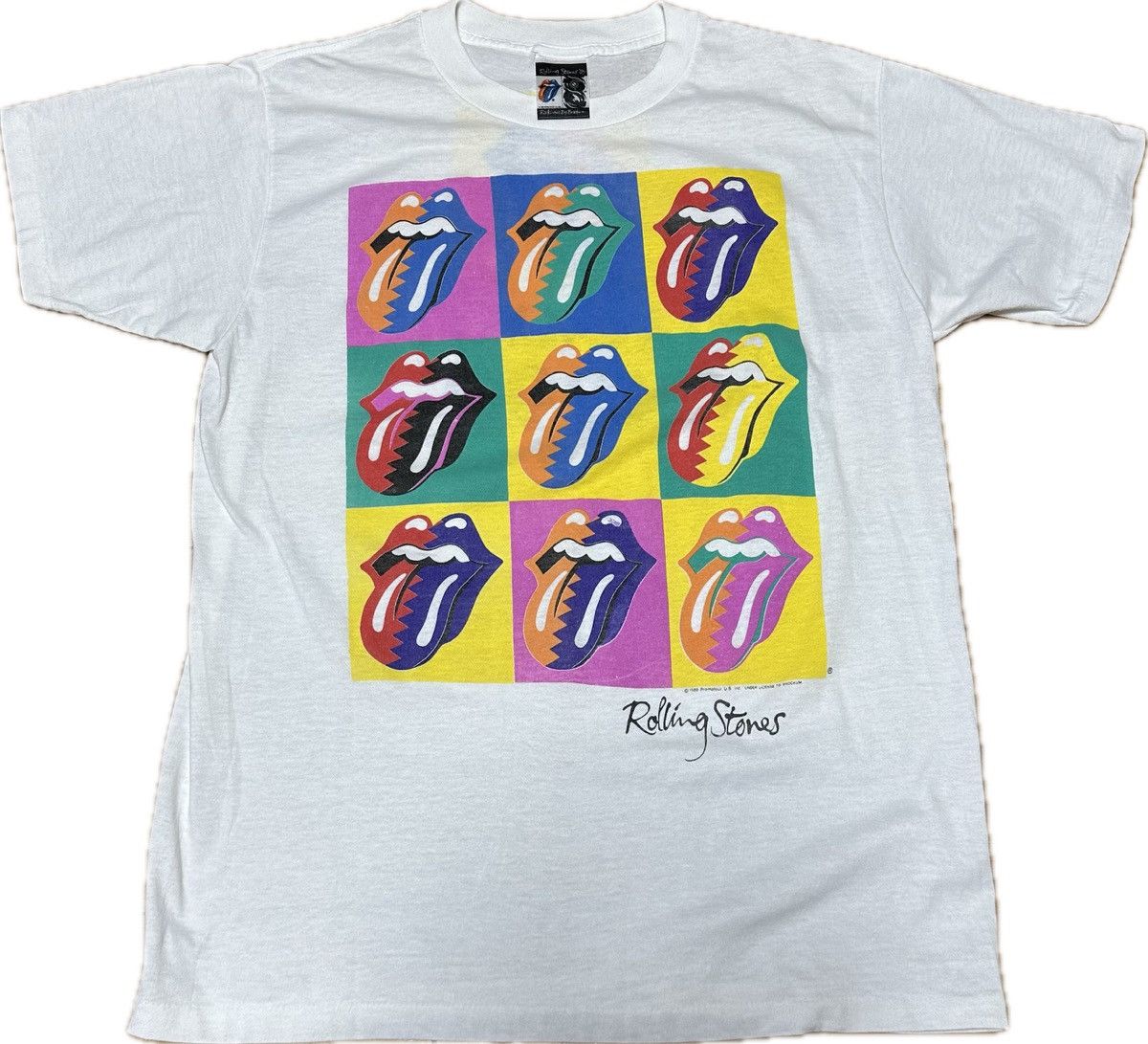 Band Tees × Vintage vintage rolling stones 1990 XL steel wheels tour tee Size US XL / EU 56 / 4 - 1 Thumbnail