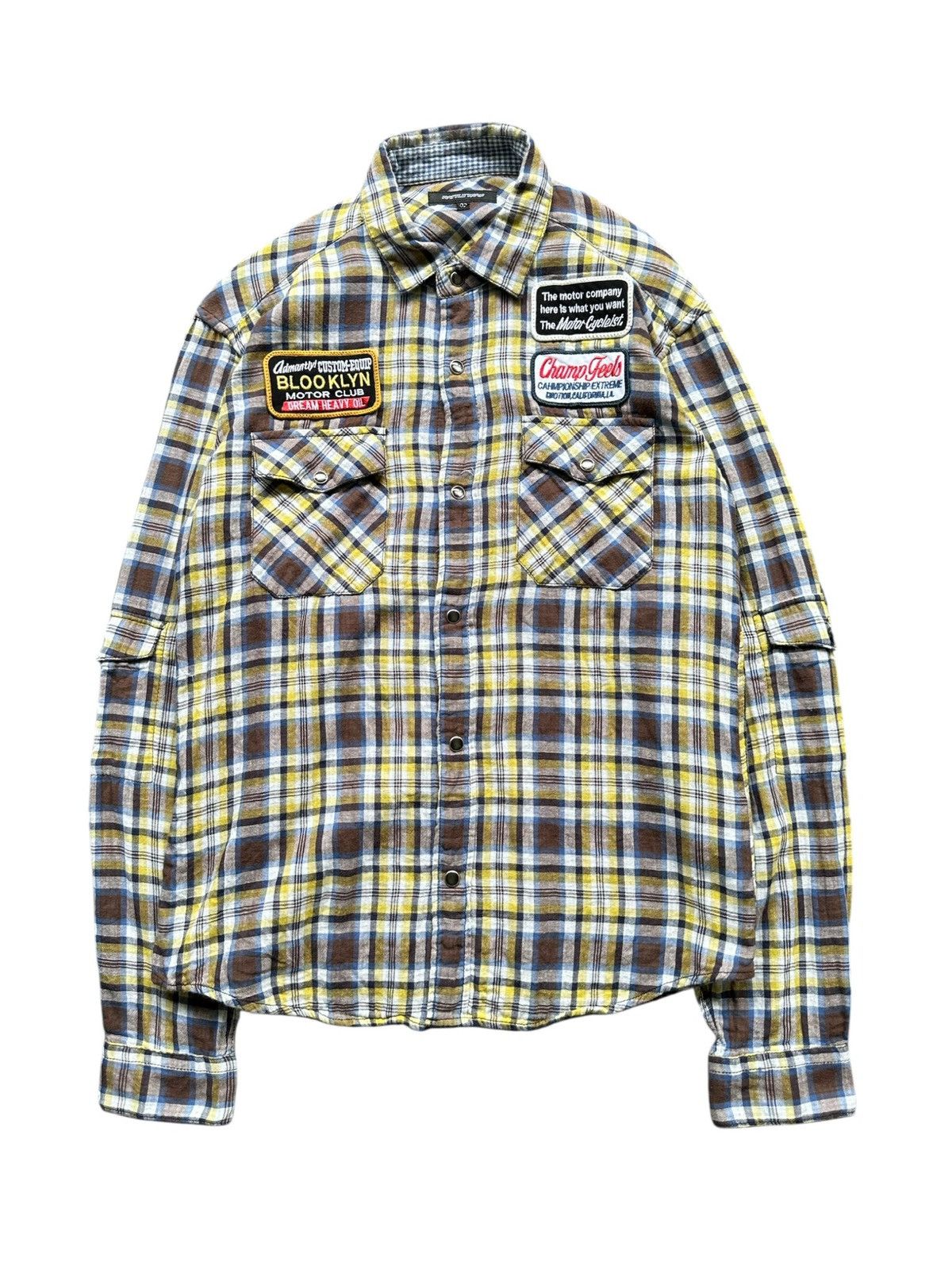 Hysteric Glamour 2010's Rattle trap checked snap button shirt Size US M / EU 48-50 / 2 - 3 Thumbnail