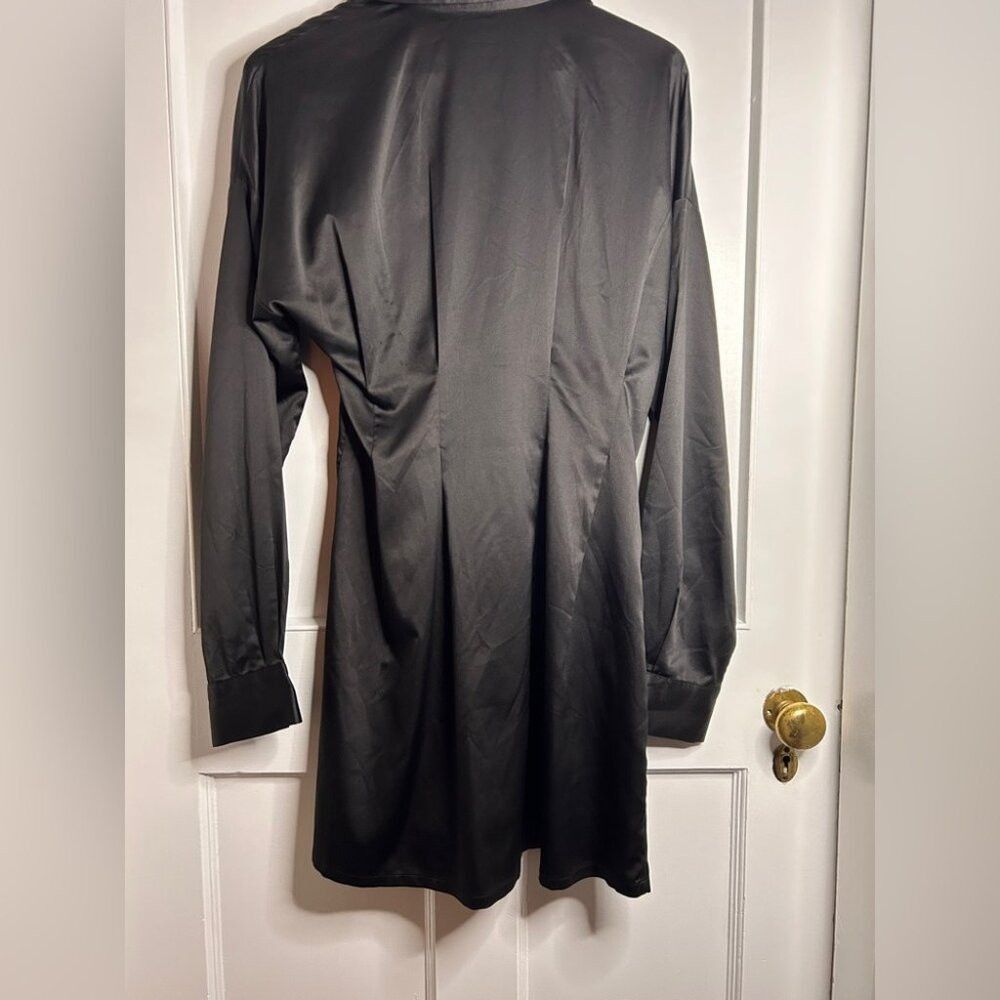 Other Toronto Designed 427 Black Kali Dress in 90% Silk and 10% L Size M / US 6-8 / IT 42-44 - 7 Thumbnail