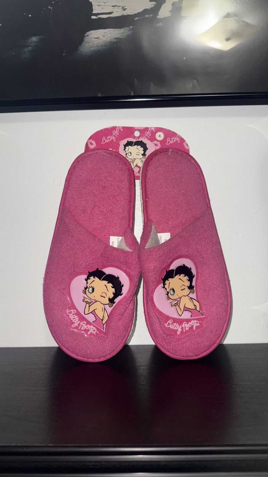 Japanese Brand × Vintage Vintage / Y2K New 2000s Betty Boop Slip On Slippers Size US 4 / IT 34 - 3 Thumbnail