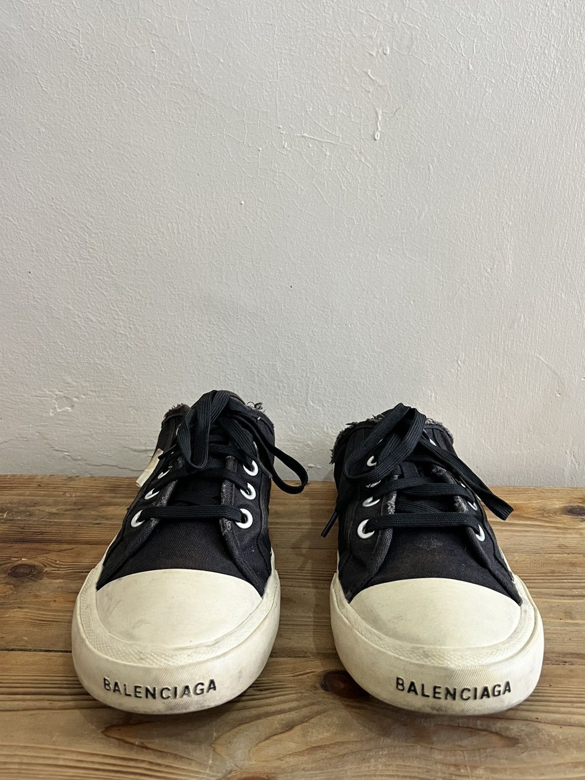 Balenciaga Balenciaga Paris lowTop Vulc Destroyer Fab/ Rub Size US 9 / EU 42 - 3 Thumbnail