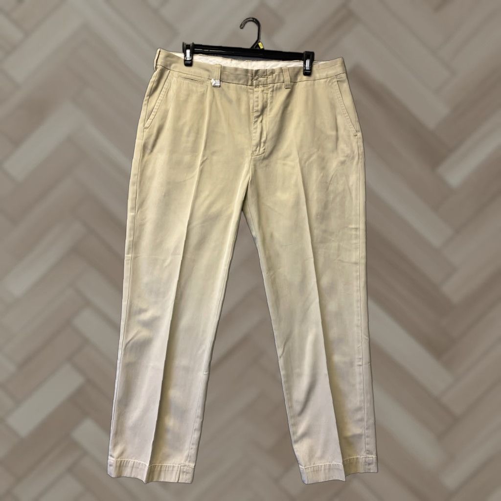 Polo Ralph Lauren VINTAGE Polo Ralph Lauren Men's Chino Trousers Dress Pants Casual Business Wedding Fall Winter 40x32 Tan Size US L / EU 52-54 / 3 - 1 Thumbnail