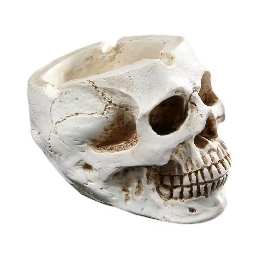 Other Resin Skeleton Head Ashtray Size ONE SIZE - 1 Thumbnail