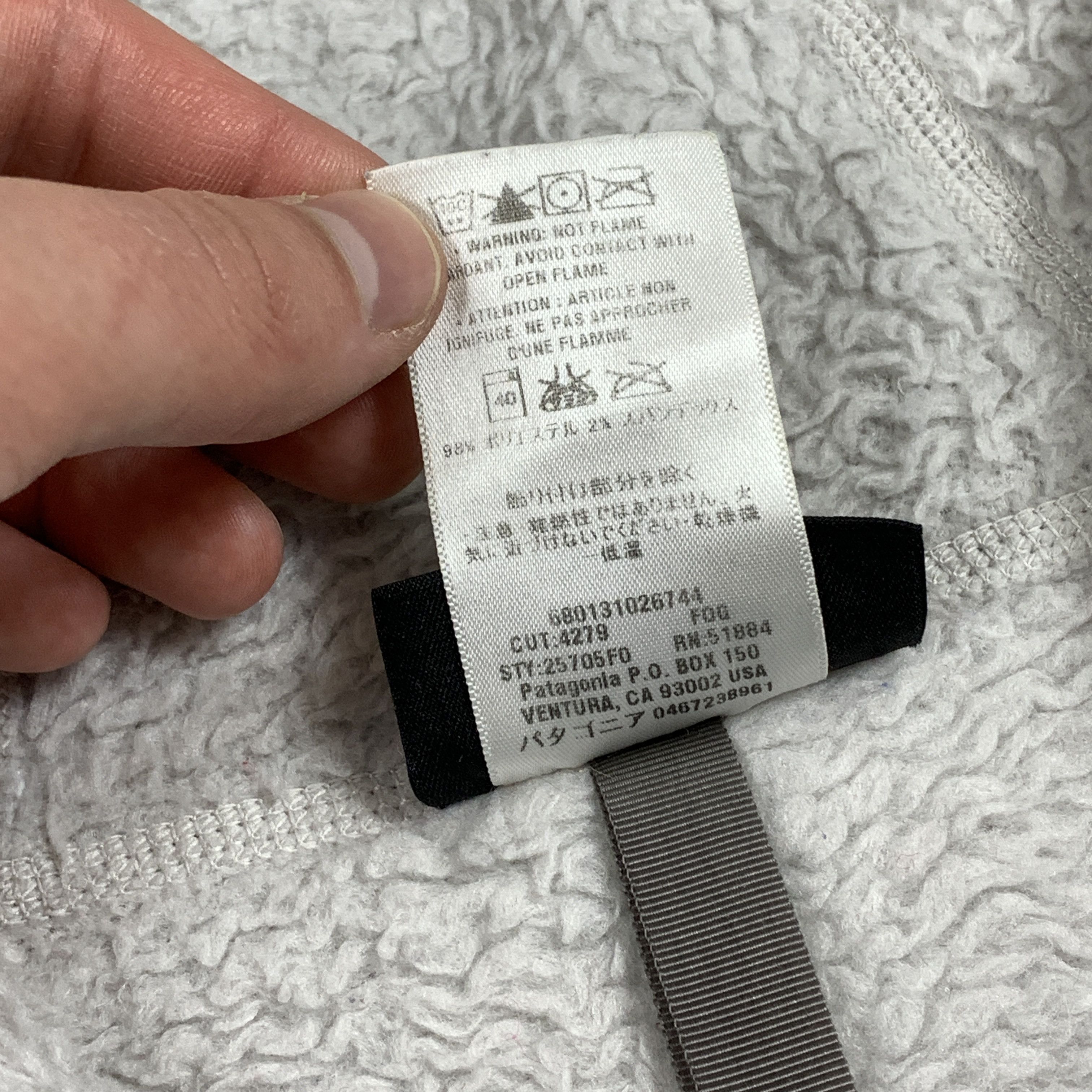 Patagonia Vintage Patagonia 90s Synchilla Women's Fleece Grey Jacket Size XS / US 0-2 / IT 36-38 - 11 Thumbnail
