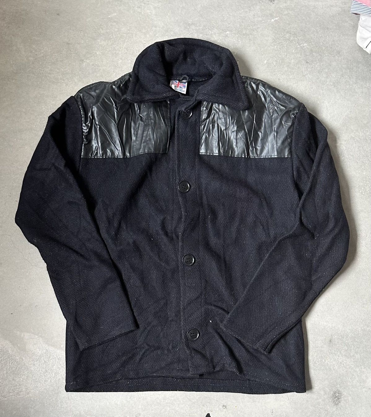 VINTAGE HEAVY WOOL MADE IN ENGLAND UNDERGORUND JACKET