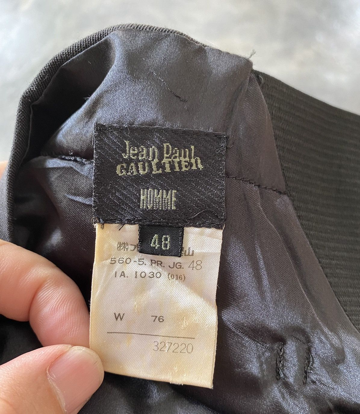 Jean Paul Gaultier AW03 JPG Homme Bondage padded Zipper rider pants Size US 34 / EU 50 - 19 Thumbnail