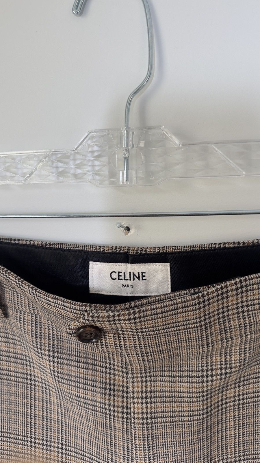 Celine Celine Prince of wales flared checked pant Size US 28 / EU 44 - 3 Thumbnail