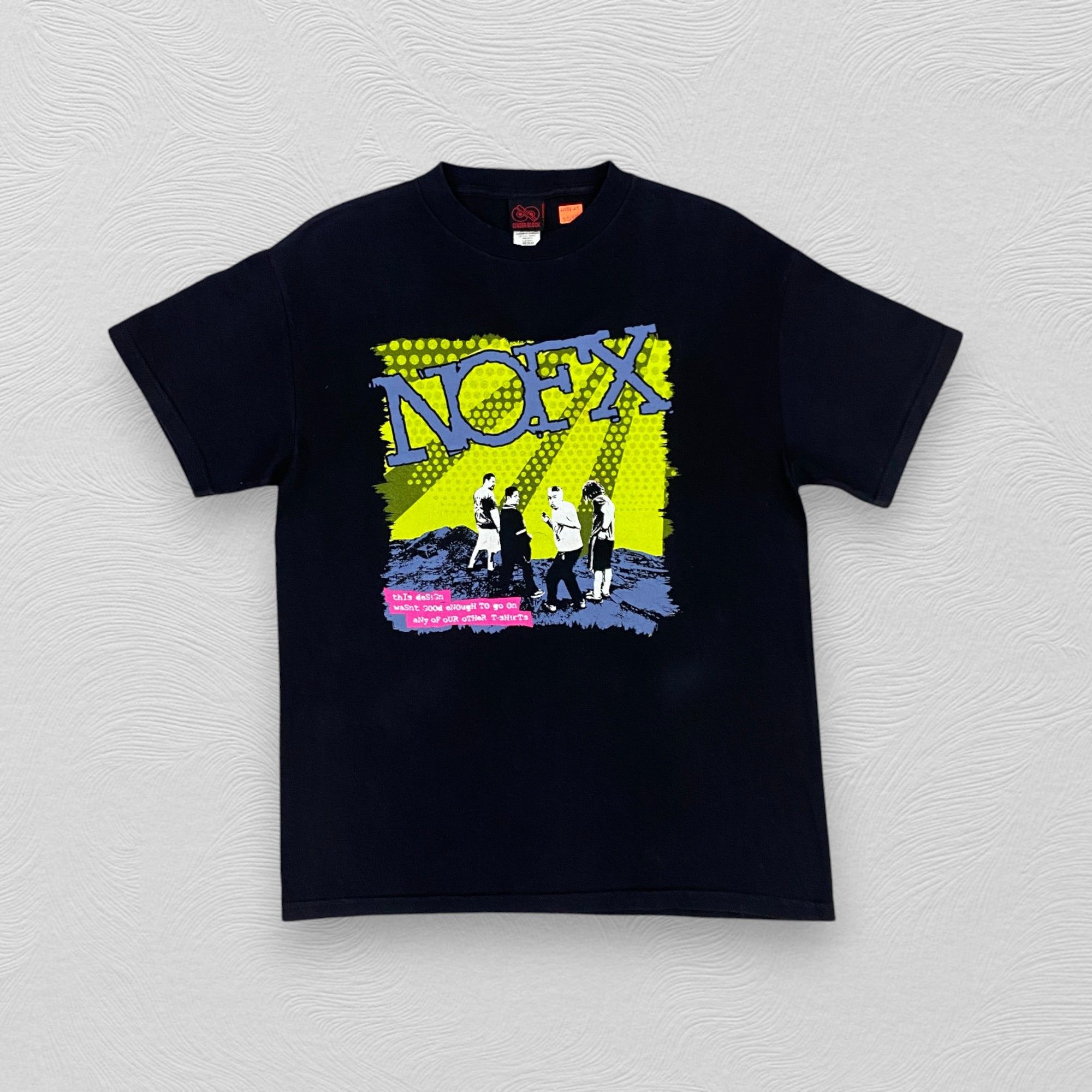 Band Tees Vintage 90s Nofx Punk Band Promo Tour Concert T-Shirt - I035 Size US M / EU 48-50 / 2 - 1 Thumbnail