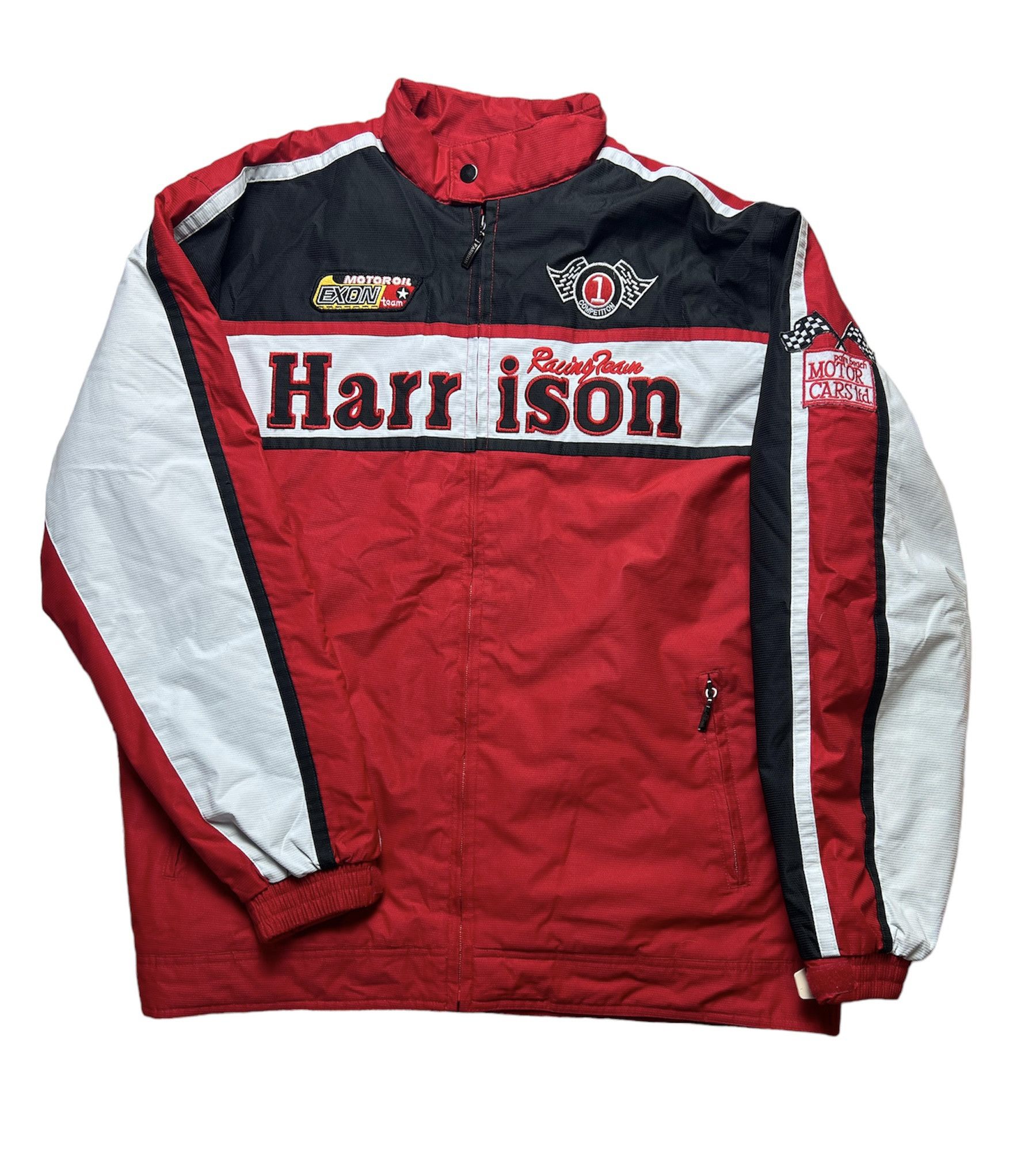 image of Vintage Racing Moto Harrison Rider Jacket American Style Y2K, Men's (Size XL)