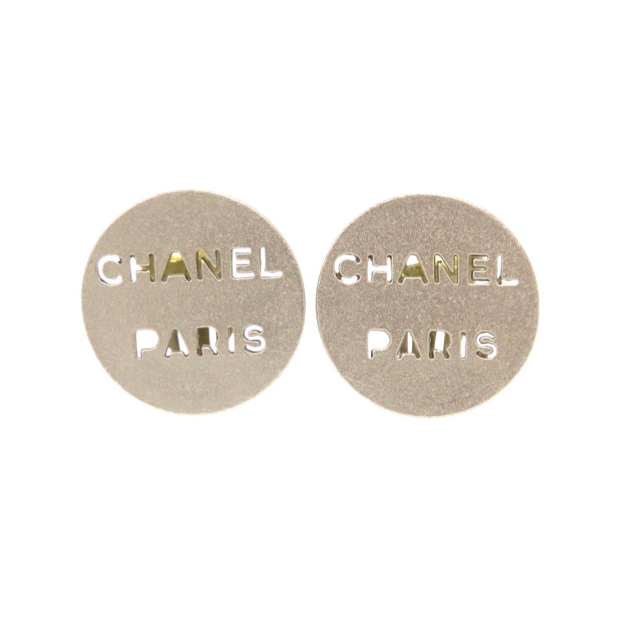 Chanel Excellent condition Chanel logo 00 C silver earrings accessory 1342 CHANEL Size ONE SIZE - 1 Thumbnail