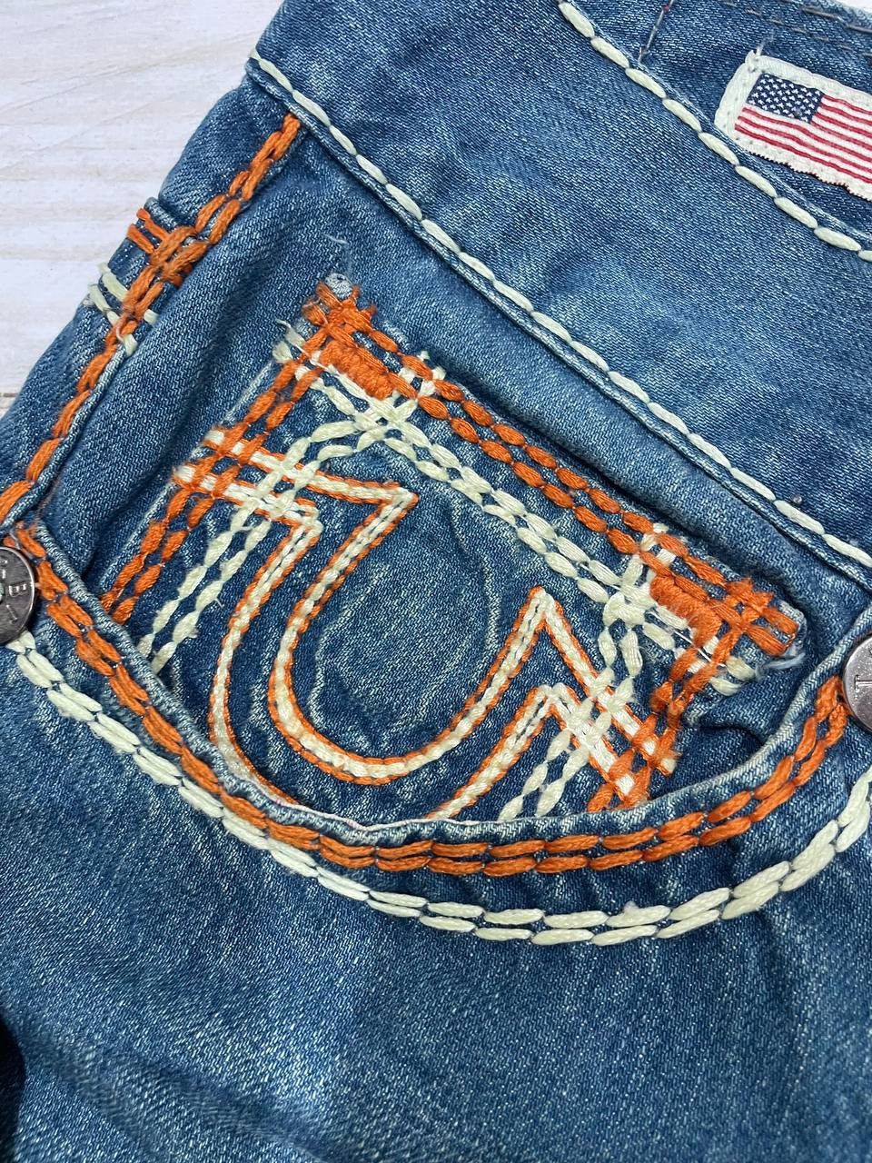 True Religion Vintage True Religion Bobby Super T Denim Jeans Y2K Size US 34 / EU 50 - 9 Thumbnail