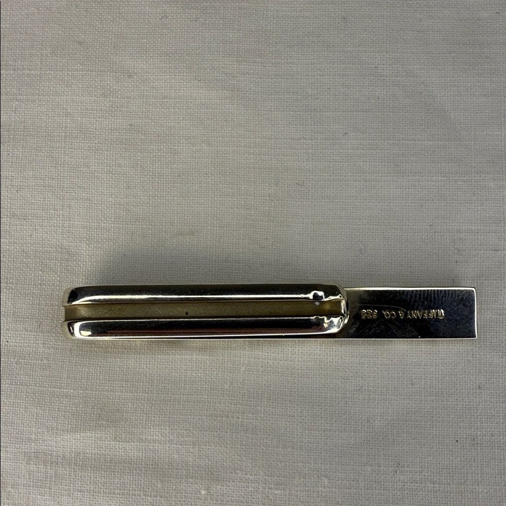 Tiffany & Co. Tiffany & Co. Atlas Tie Bar Sterling Silver 2” Hallmarked T Size ONE SIZE - 3 Thumbnail