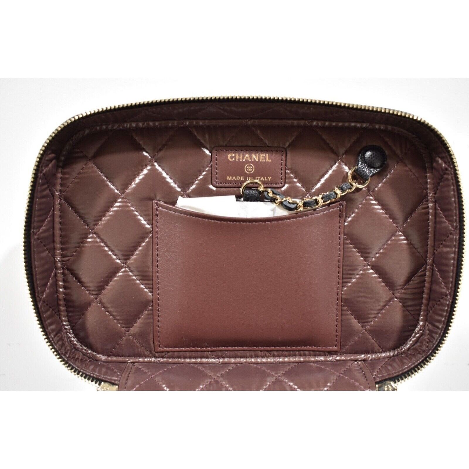 Chanel Chanel Vanity Pouch Case Top Handle Travel Toiletry Bag Size ONE SIZE - 10 Thumbnail