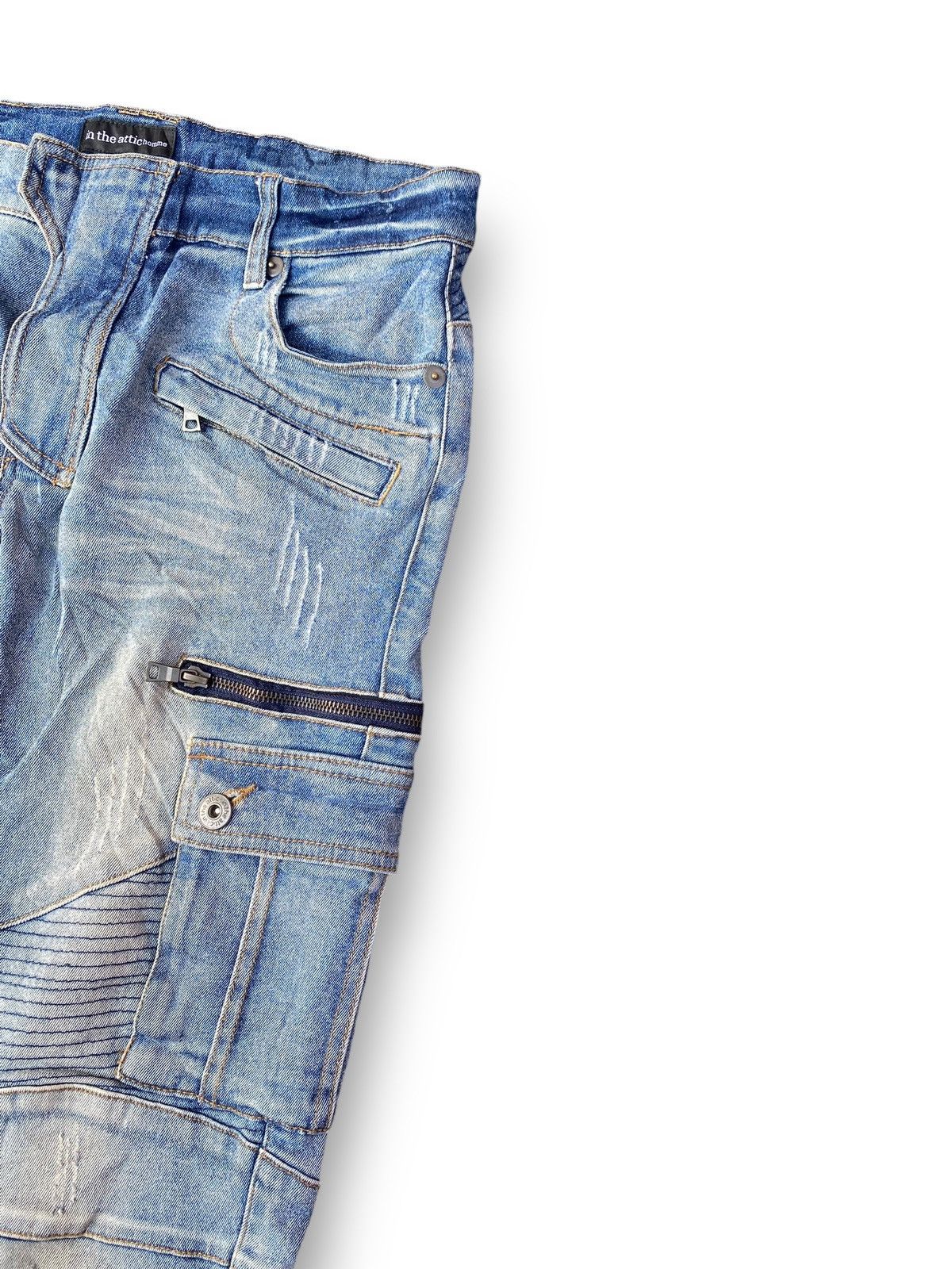 Hysteric Glamour × In The Attic × Japanese Brand In The Attic Rockers Distressed Jeans. #D8 Size US 33 - 2 Thumbnail
