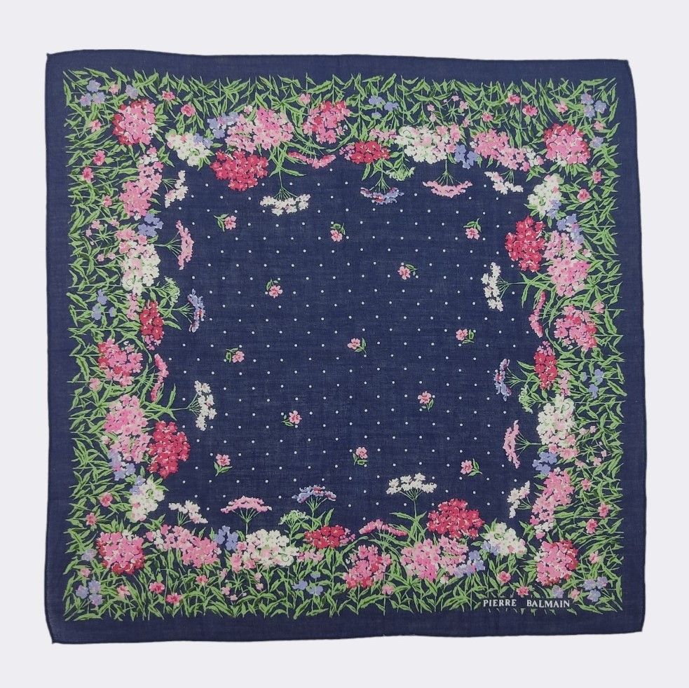 Pierre Balmain Vintage Pierre Balmain Handkerchief Neckerchief H131M Size ONE SIZE - 1 Thumbnail
