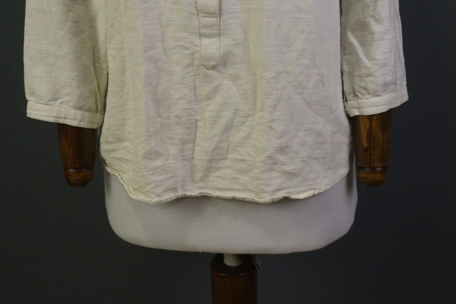 A.P.C. A.P.C White 100% Cotton Round Neck Blouse Top Size 38 Size M / US 6-8 / IT 42-44 - 3 Thumbnail