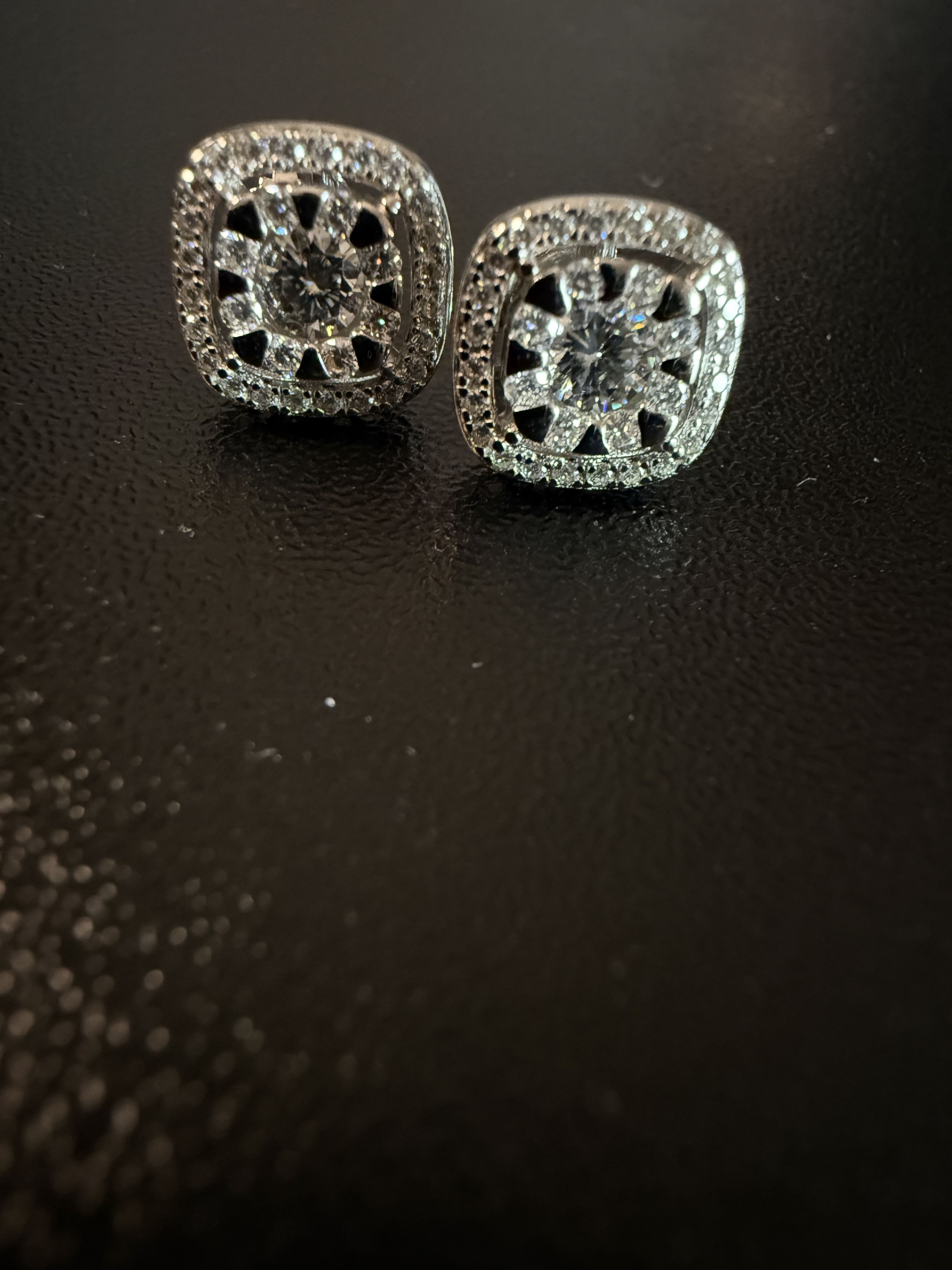 Other Crystal Polar Crown Moissanite 925 silver mens earrings Size ONE SIZE - 5 Thumbnail