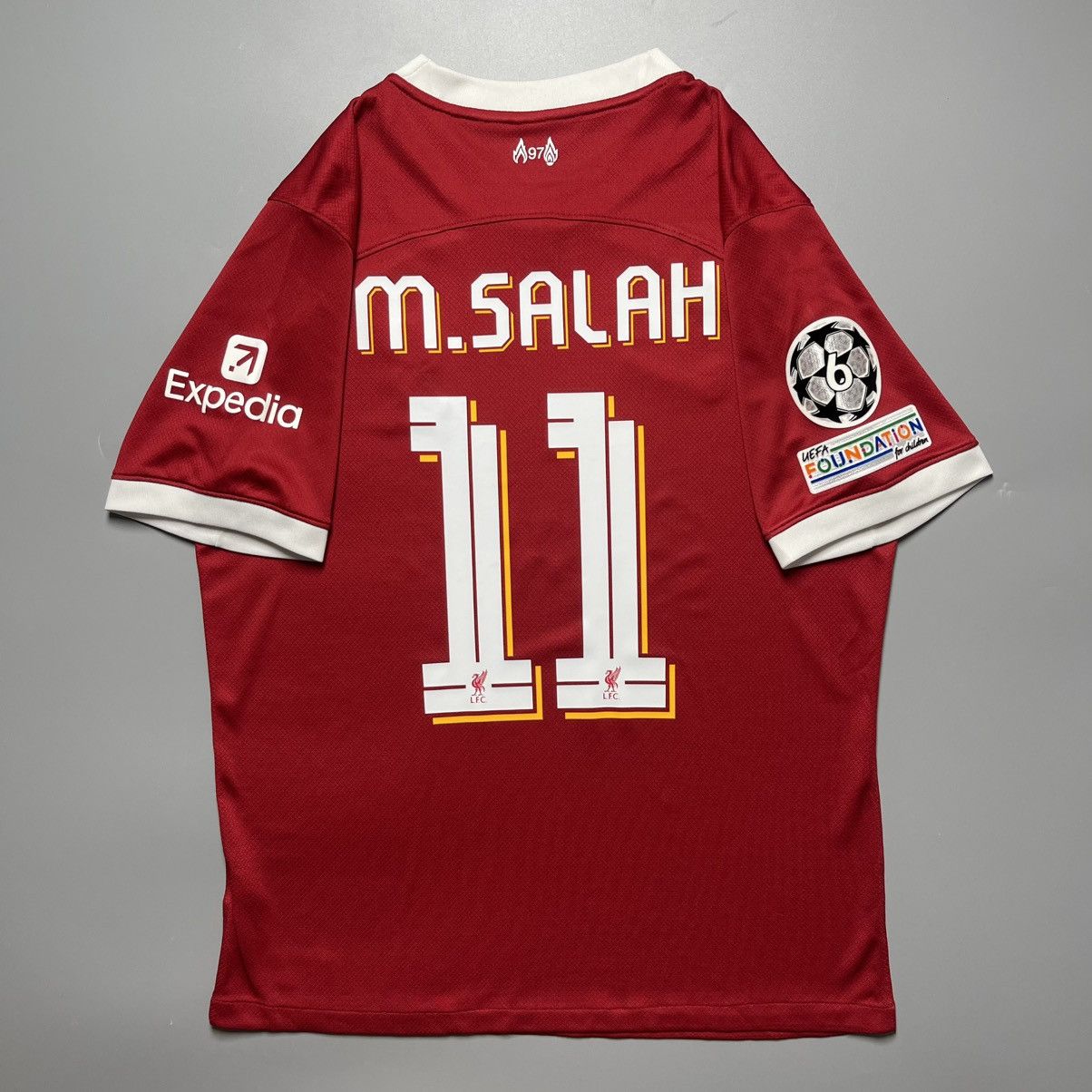 Vintage LIVERPOOL NIKE 2023/2024 FOOTBALL HOME JERSEY #11 SALAH Size US M / EU 48-50 / 2 - 1 Thumbnail