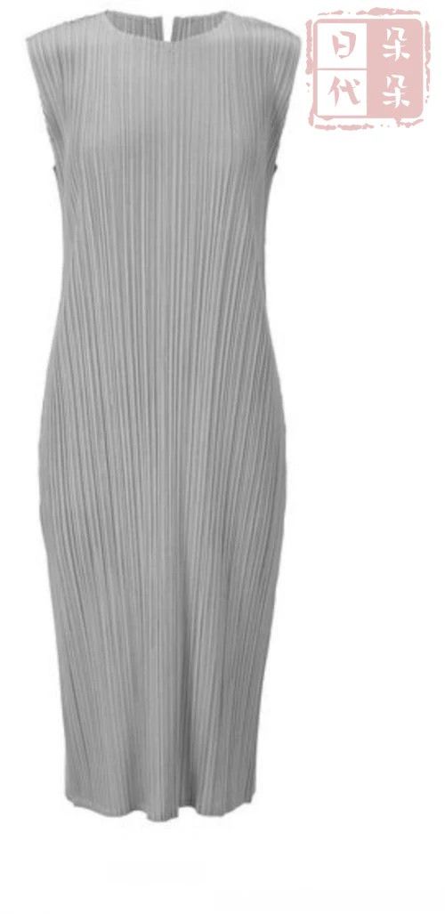Issey Miyake Issey Miyake Grey dress Size L / US 10 / IT 46 - 1 Thumbnail