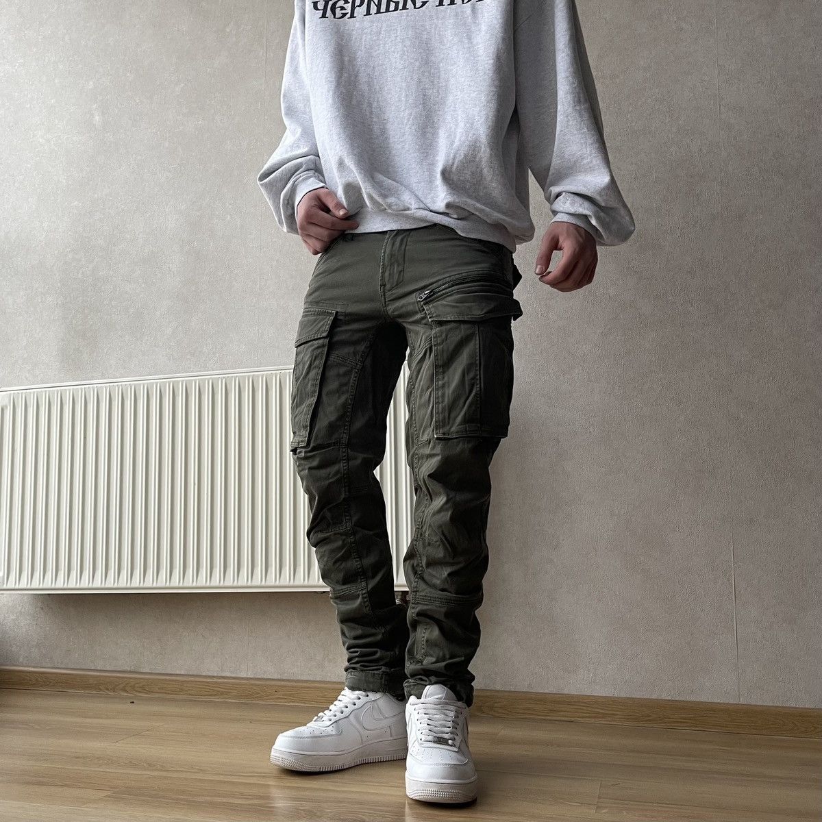 G-Star G-Star Raw ROVIC ZIP 3D Cargo Pants Tapered Army Tactical Size US 29 - 1 Thumbnail