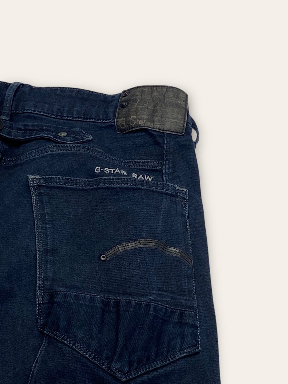 G-Star Vintage G STAR Deep Blue Navy Slim Jeans W34 L34 Size US 34 / EU 50 - 11 Thumbnail