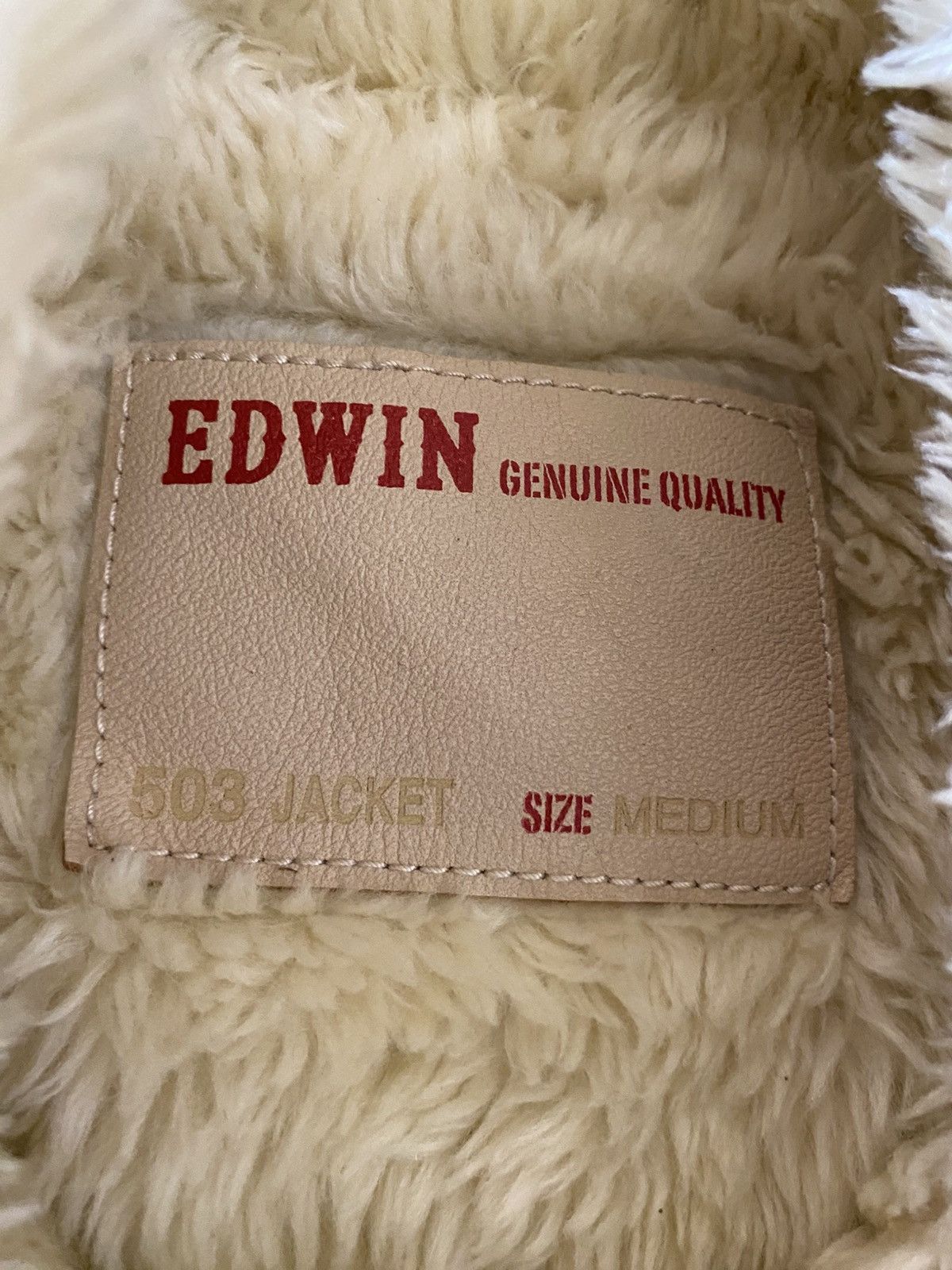 Edwin Edwin Corduroy Sherpa Trucker Jacket Faux Fur Collar Lining Size US M / EU 48-50 / 2 - 11 Thumbnail