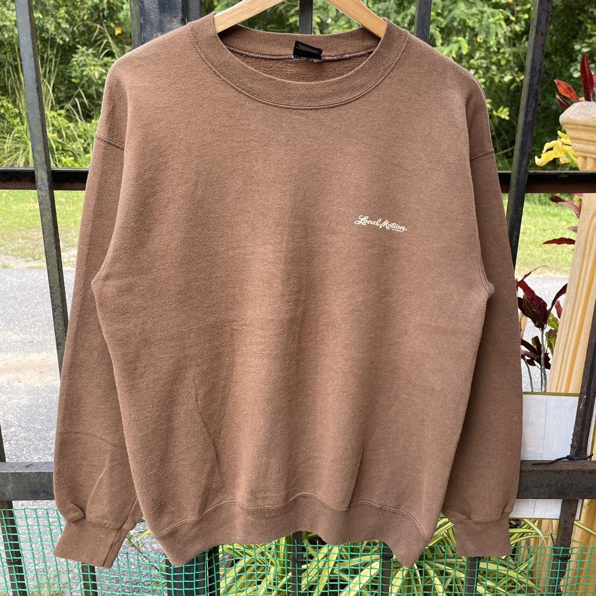 Vintage 🔥Vintage 90s Local Motion Big Logo Surf Skate Sweatshirts Size US M / EU 48-50 / 2 - 5 Thumbnail