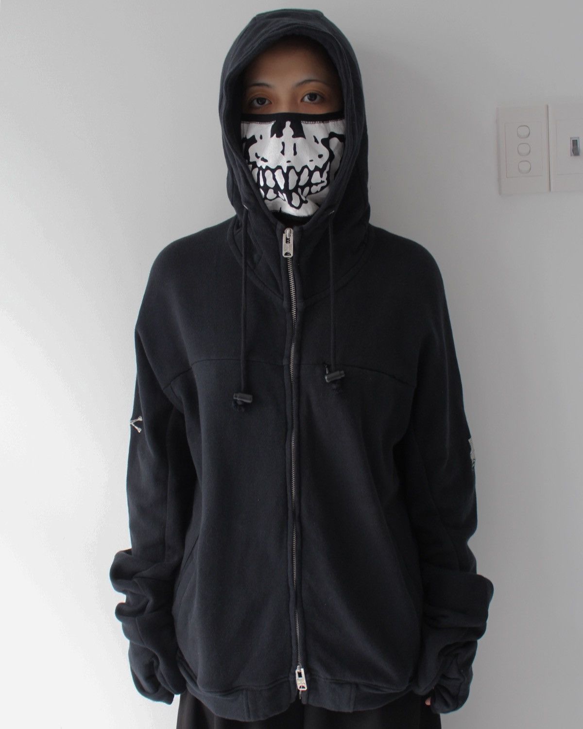 PPFM 2009 PPFM SKULL MASK NINJA HOODIE Size US M / EU 48-50 / 2 - 7 Thumbnail