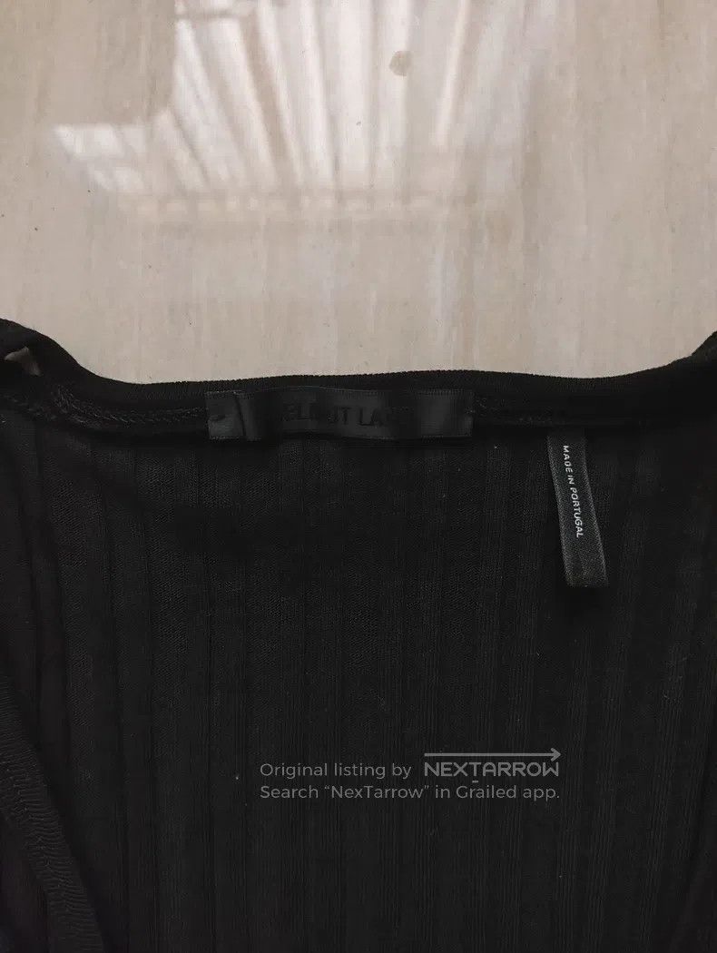 Helmut Lang Helmut Lang Double Strap Black Knit Tank Top Size S / US 4 / IT 40 - 3 Thumbnail