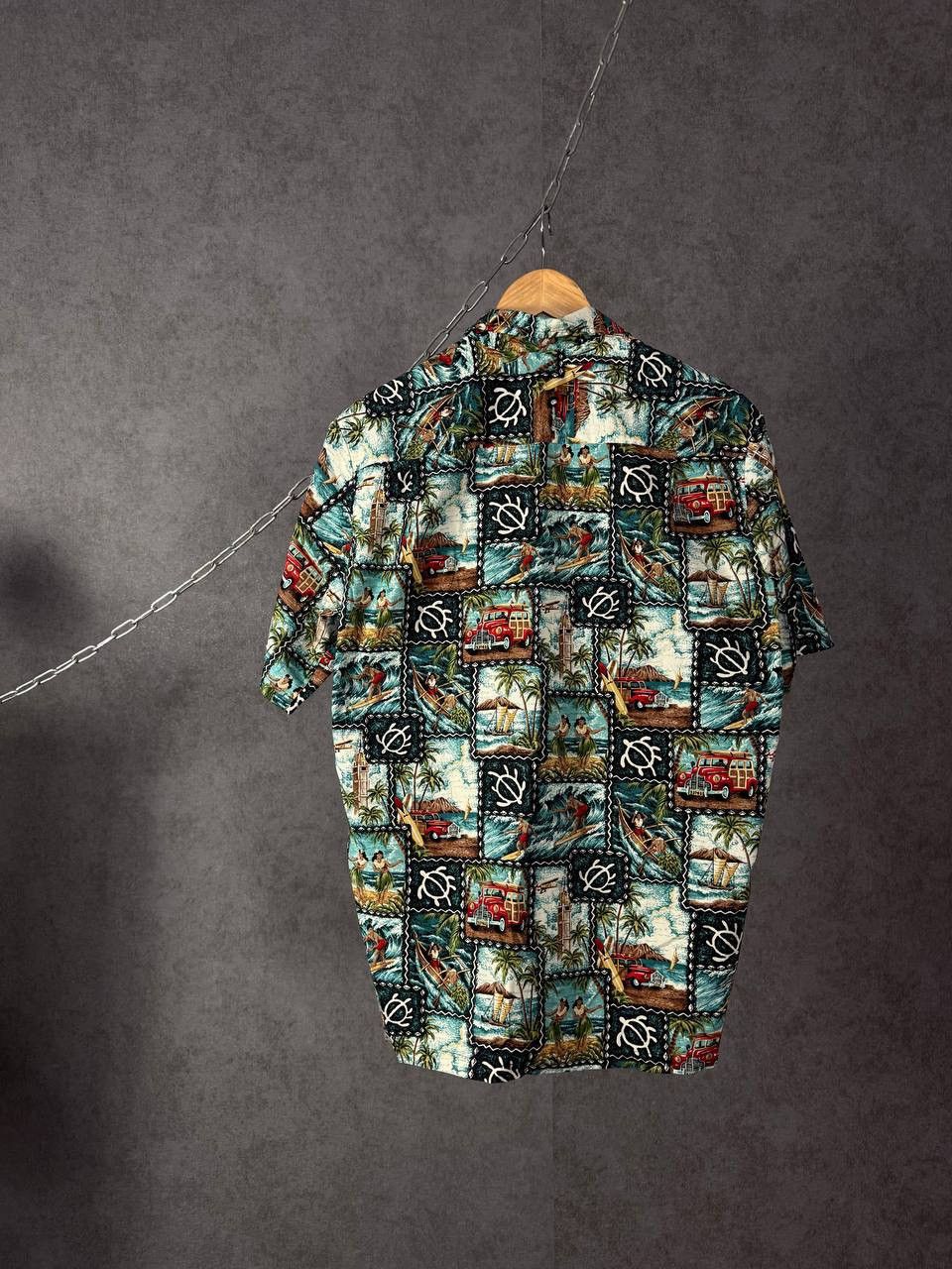 Vintage Hawaiian crazy art made in USA shirt Size US M / EU 48-50 / 2 - 5 Thumbnail