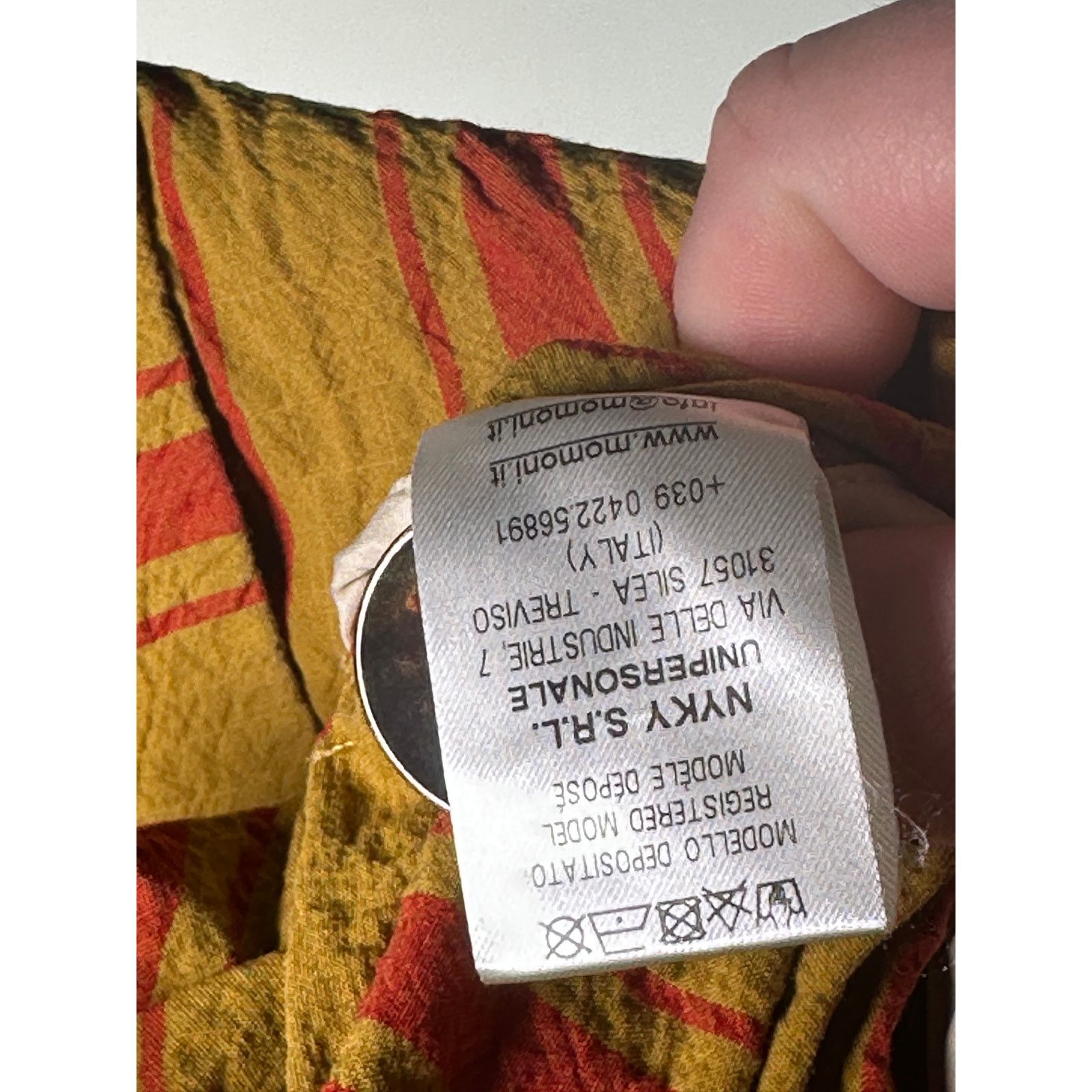 Other MOMONI Omaha Blazer Jacket Striped Mustard Yellow IT 42 US 6 Size M / US 6-8 / IT 42-44 - 9 Thumbnail