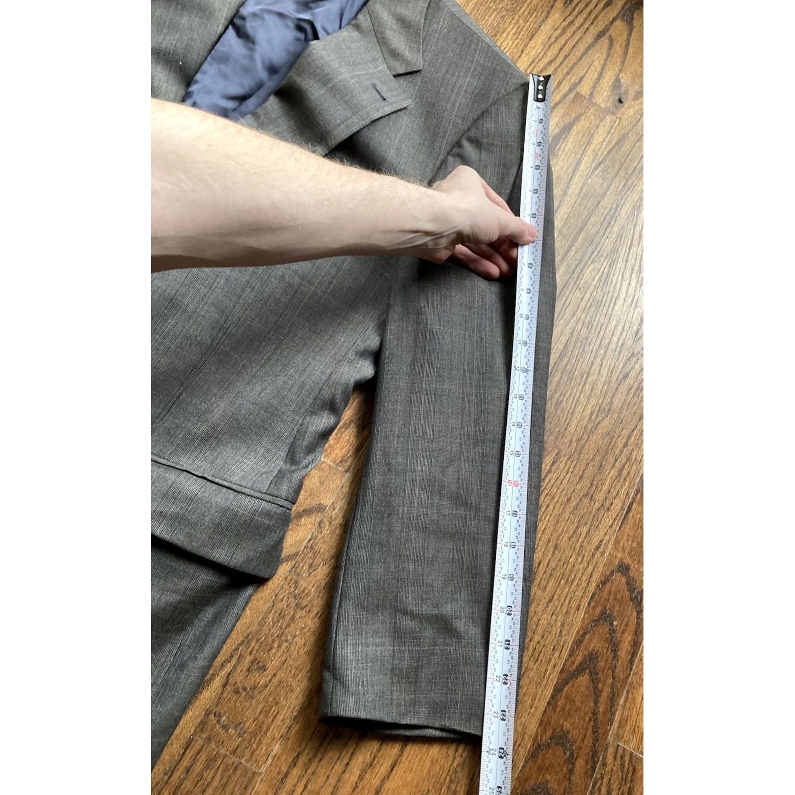 Brooks Brothers Brooks Brothers Suit Mens Size 43 Jacket 34x29 Pants Brown Plaid Wool 2 Pc Size 46R - 4 Thumbnail