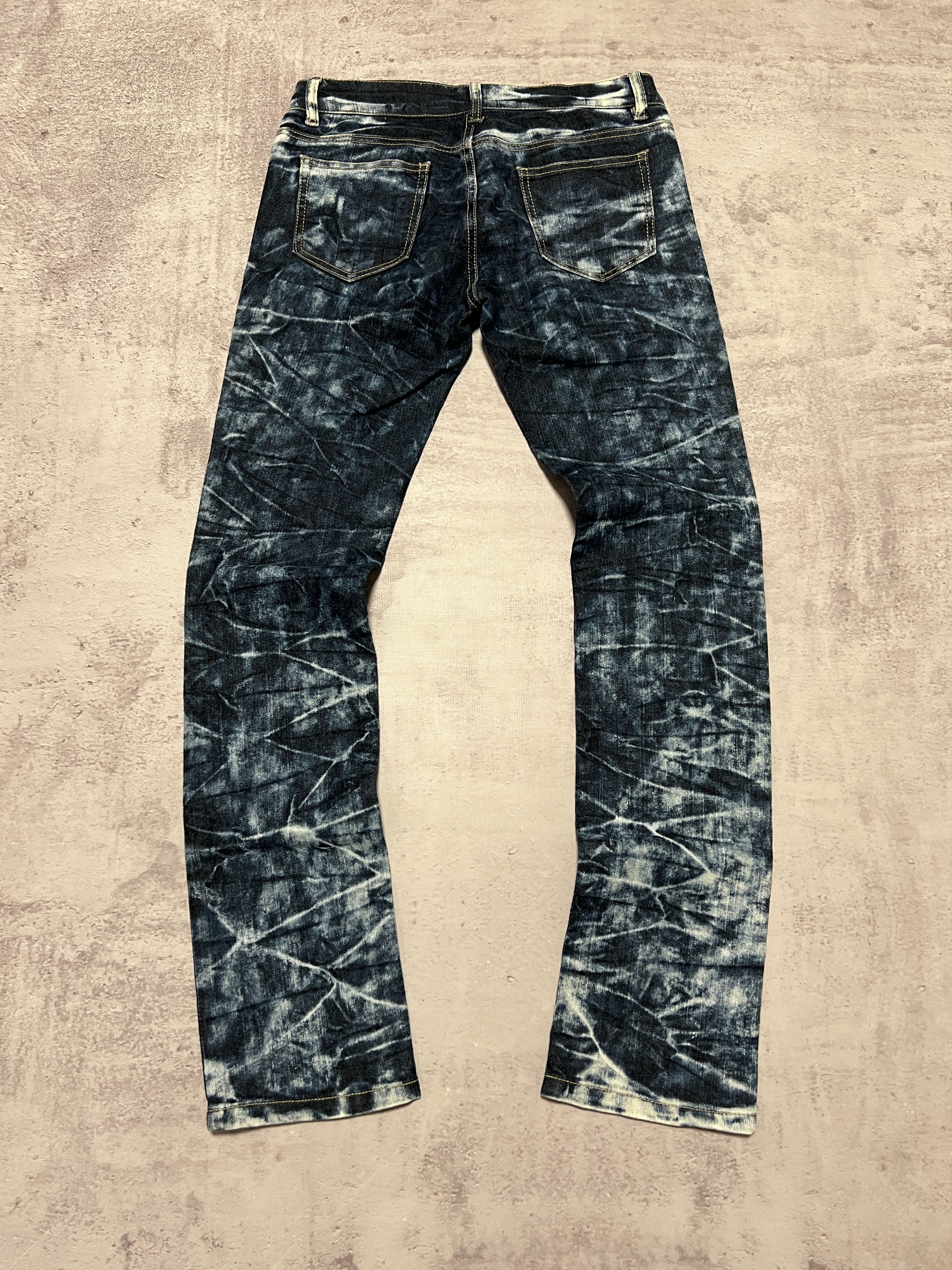 Japanese Brand Vintage 2000s Japanese Washed Denim Jeans Size 30" / US 8 / IT 44 - 1 Thumbnail