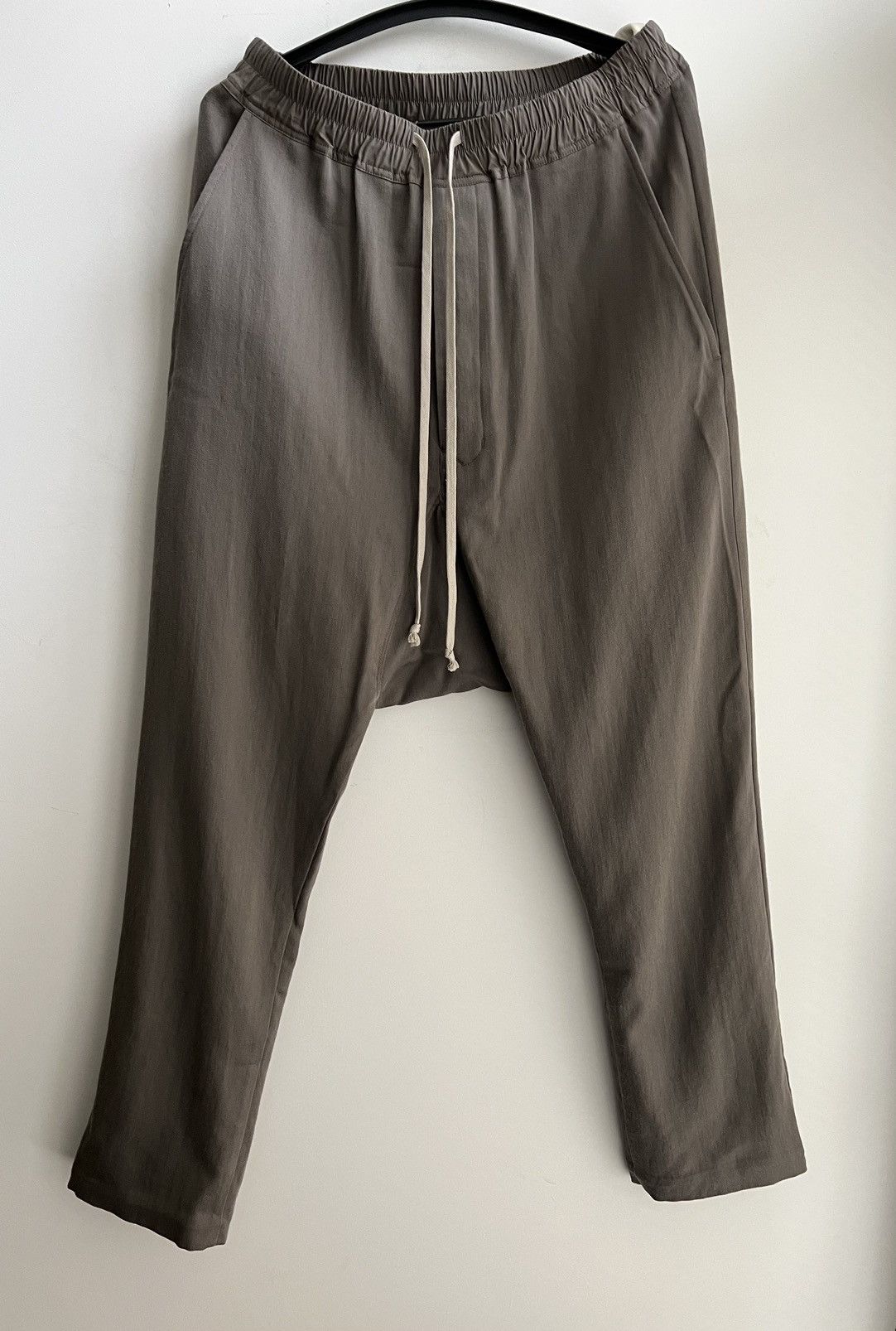 Rick Owens Rick Owens Drawstring long wool pants Size US 32 / EU 48 - 1 Thumbnail