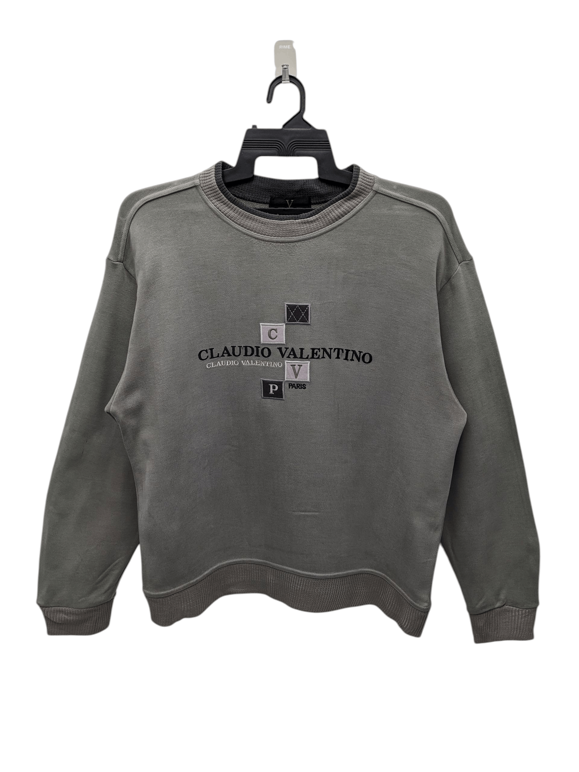 Valentino Vintage CLAUDIO VALENTINO PARIS Embroidered Sweatshirt Size US M / EU 48-50 / 2 - 1 Thumbnail