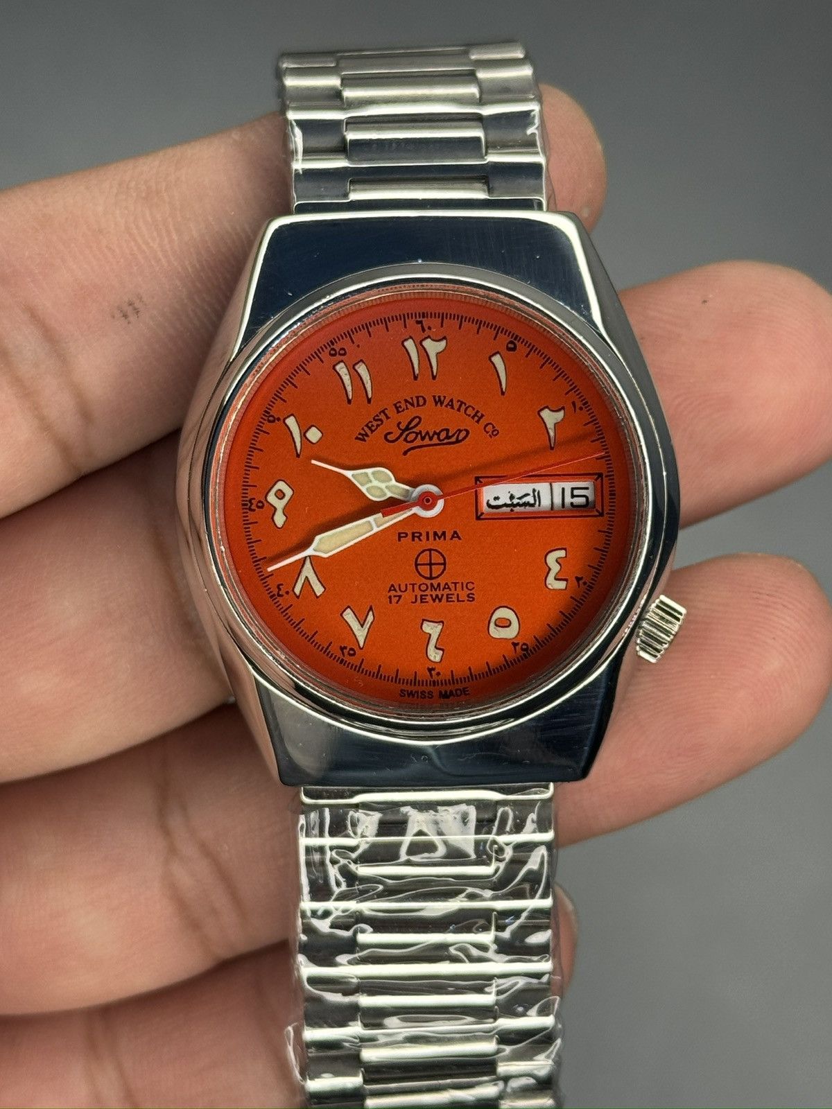 Vintage WEST END WATCH CO ARABIC DIAL Size 36 - 3 Thumbnail