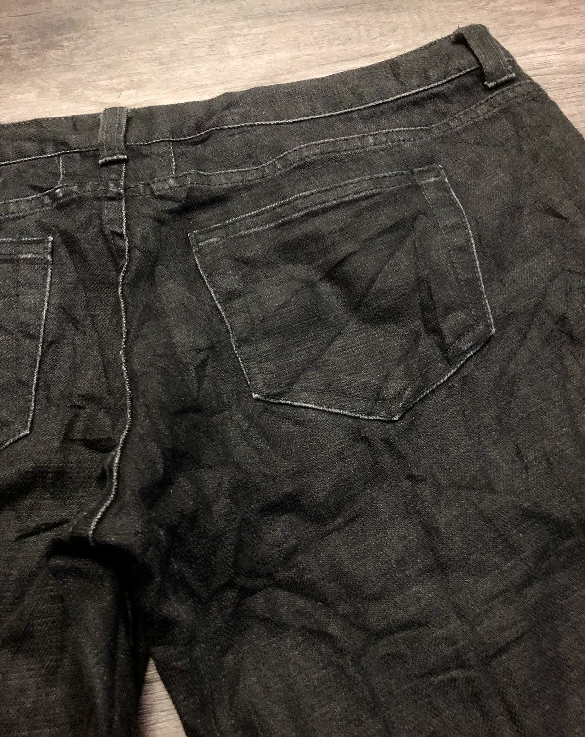 Hedi Slimane × Saint Laurent Paris SAINT LAURENT D01 PARIS BLACK DENIM Size 32" / US 10 / IT 46 - 13 Thumbnail