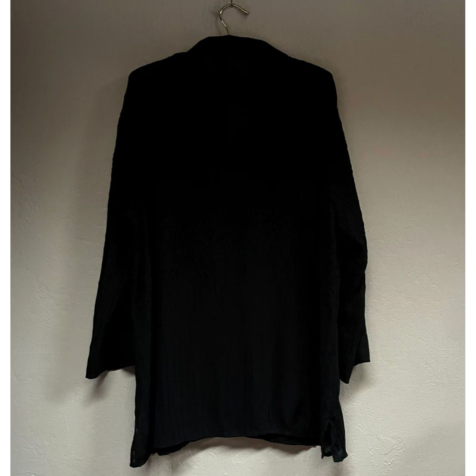 Vintage Chico's Womens Black Long Sleeve Shirt Blouse Top Size 2 Tunic Size XS / US 0-2 / IT 36-38 - 2 Thumbnail
