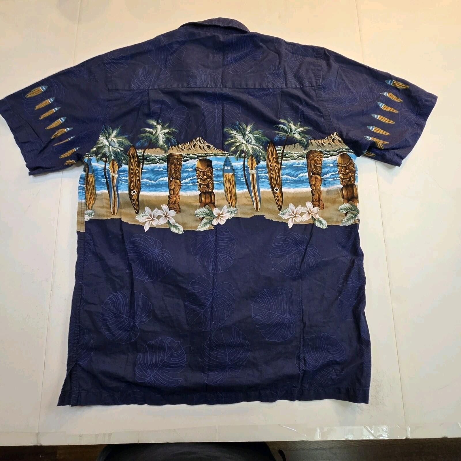 Other Favant Hawaiian Shirt Palm Tree and Tiki Print Size M Medium Size US M / EU 48-50 / 2 - 9 Thumbnail