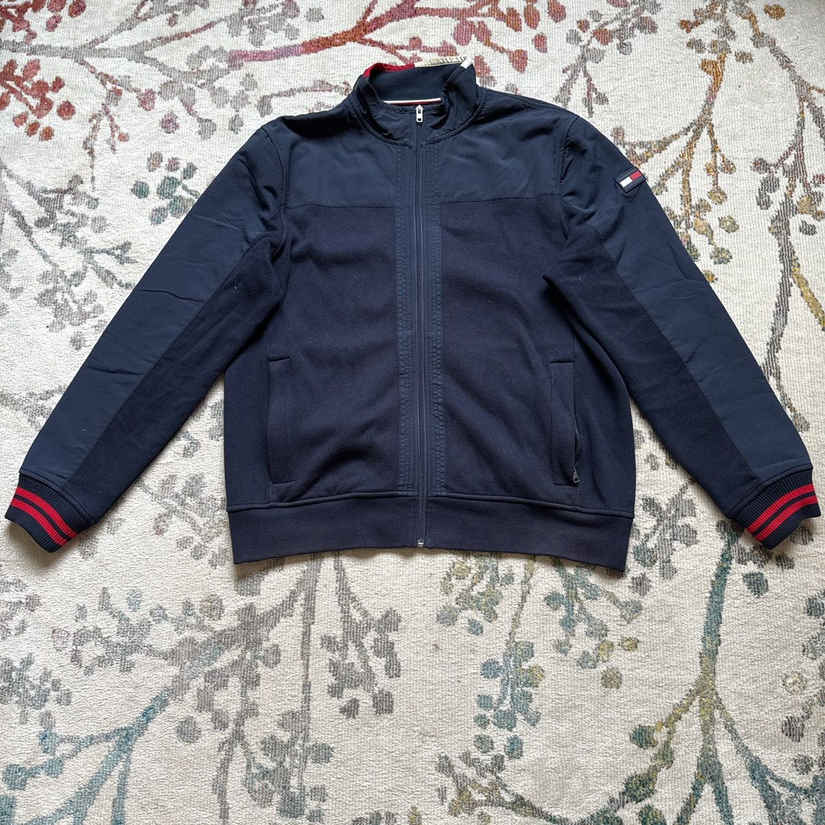 Tommy Hilfiger Navy Blue large Tommy Hilfiger fleece jacket Size US L / EU 52-54 / 3 - 1 Thumbnail